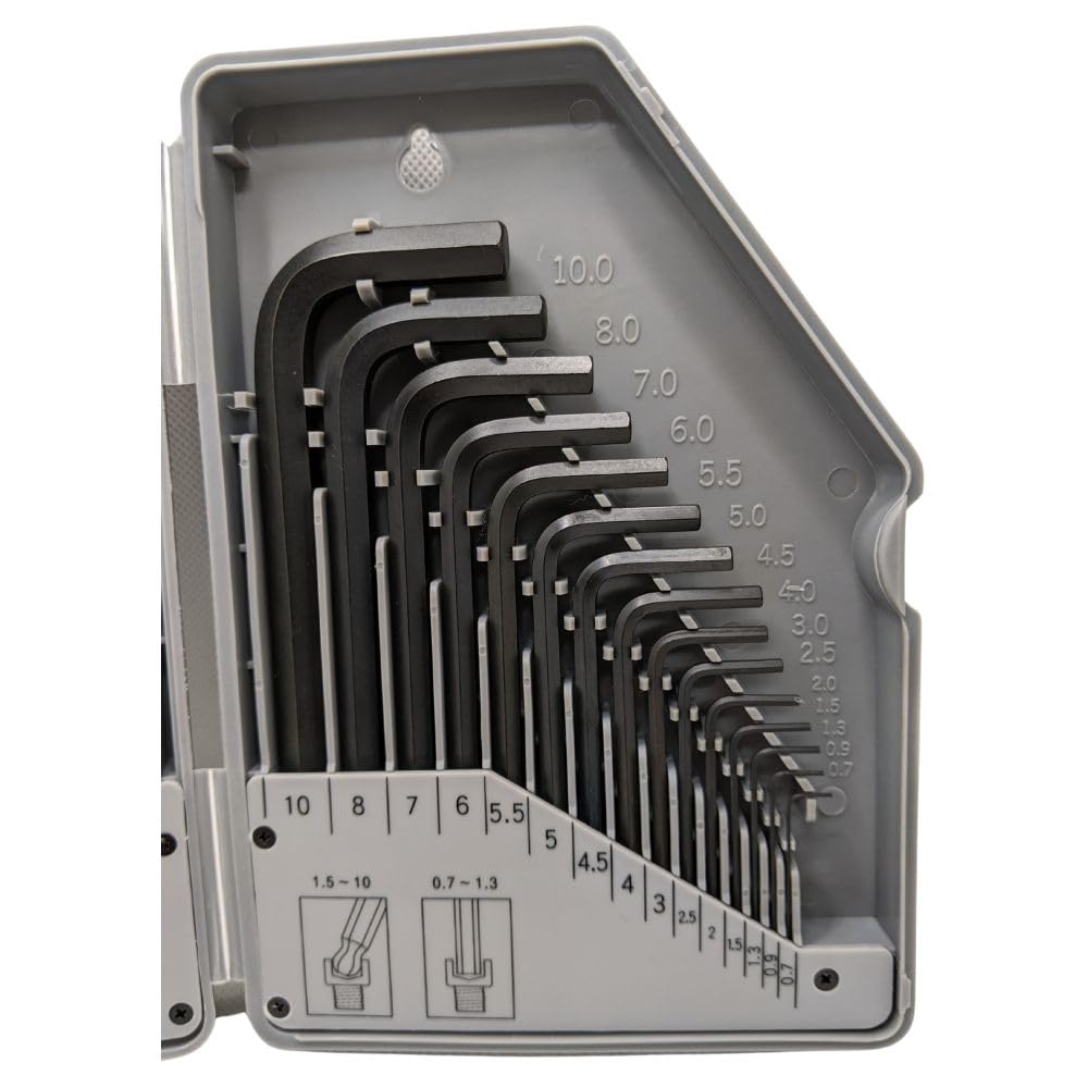 ARNDT Germany Metric & Imperial Ball End Allen Hex Keys Set of 30 PCS - Image 4