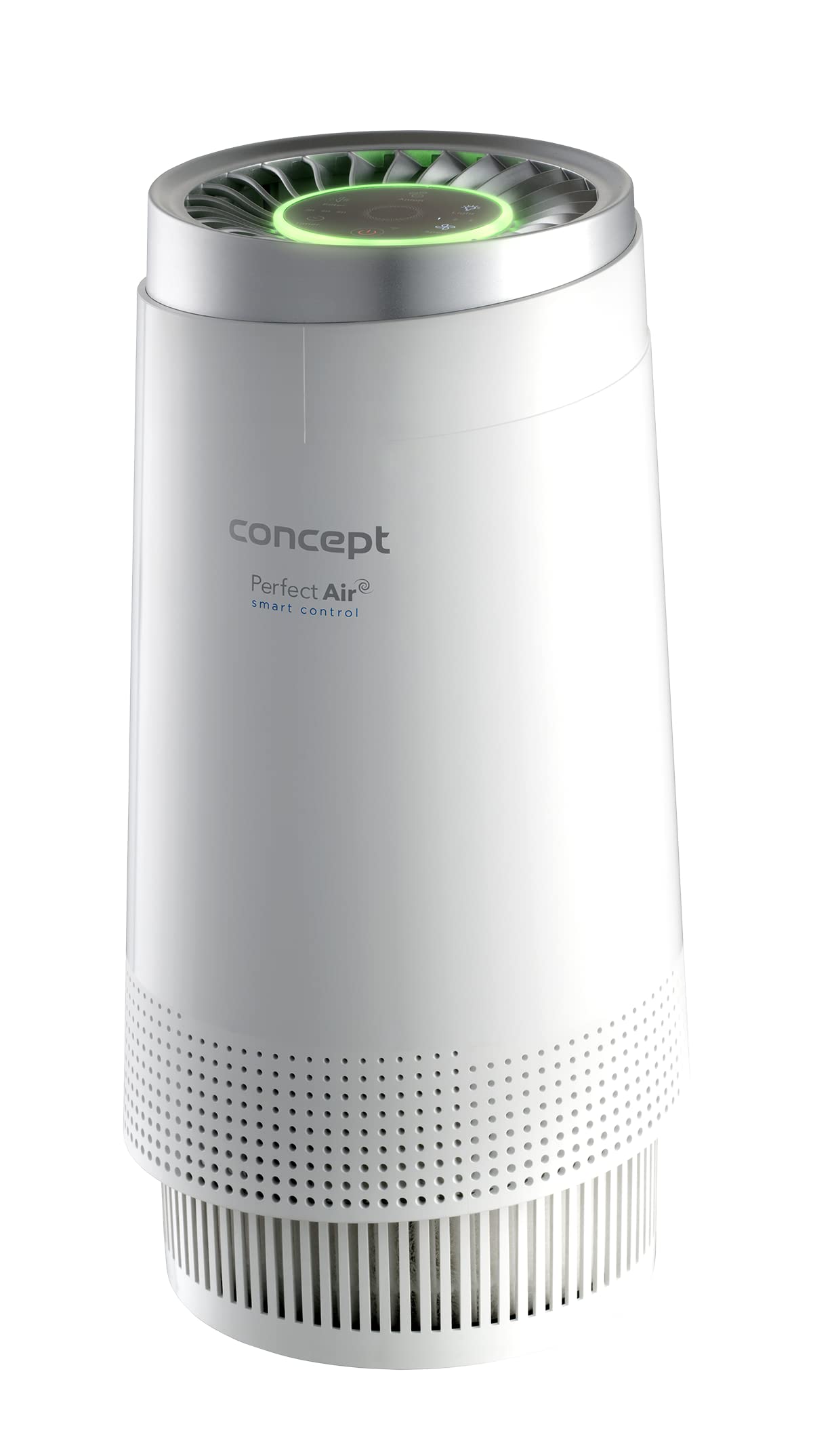 Concept Perfect Air Smart CA1010 - Purificatore d'aria con tre livelli di filtro dell'aria HEPA-13, filtro a carbone, ionizzatore, circolazione dell'aria: 130 m³/h, adatto per ambienti fino a 20 m²