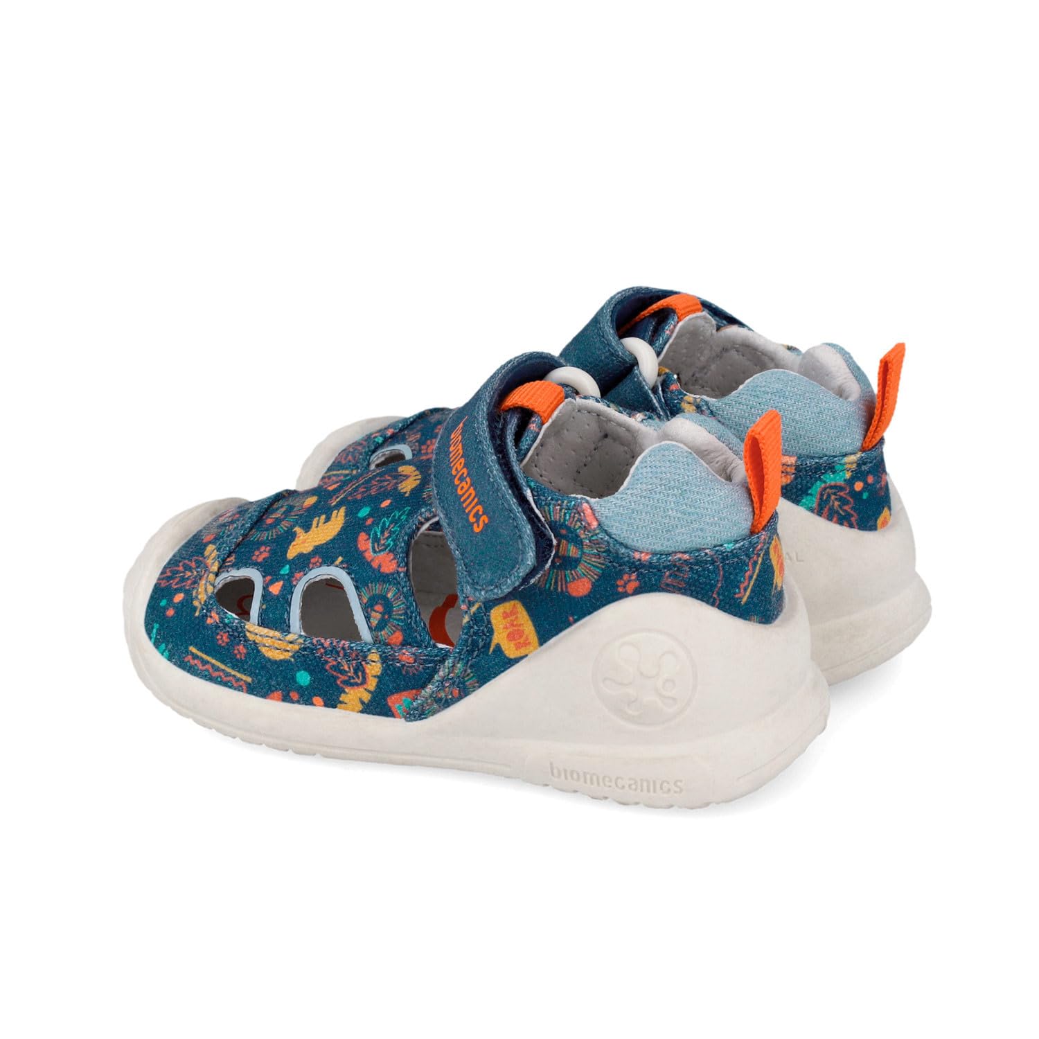 Biomecanics Sandalias de Lona con Estampado Azules Infantil