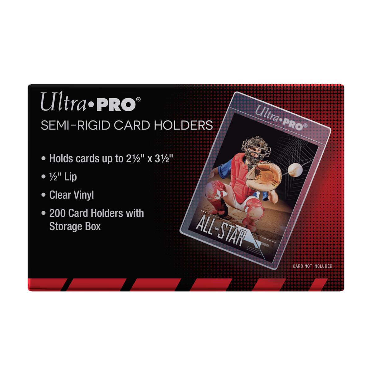 Ultra Pro Semi-Rigid 1/2" Lip Sleeves 200ct