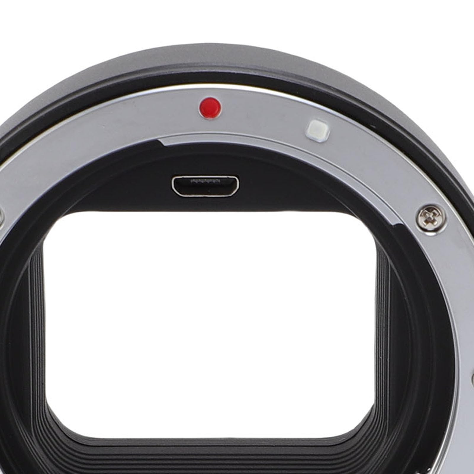 Adattatore per Obiettivo per Fotocamere Serie L, Apertura Regolabile, funzionalità di Messa a Fuoco Automatica per Registi, Struttura Resistente in Lega di Alluminio