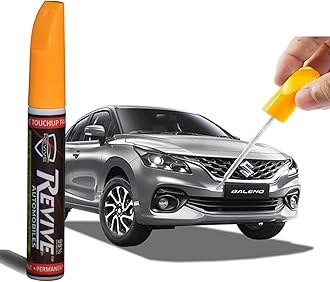Suzuki Baleno colors Revive touchup paint pen, factory Quality & matched 2K paint (Splendid Silver (WBE))
