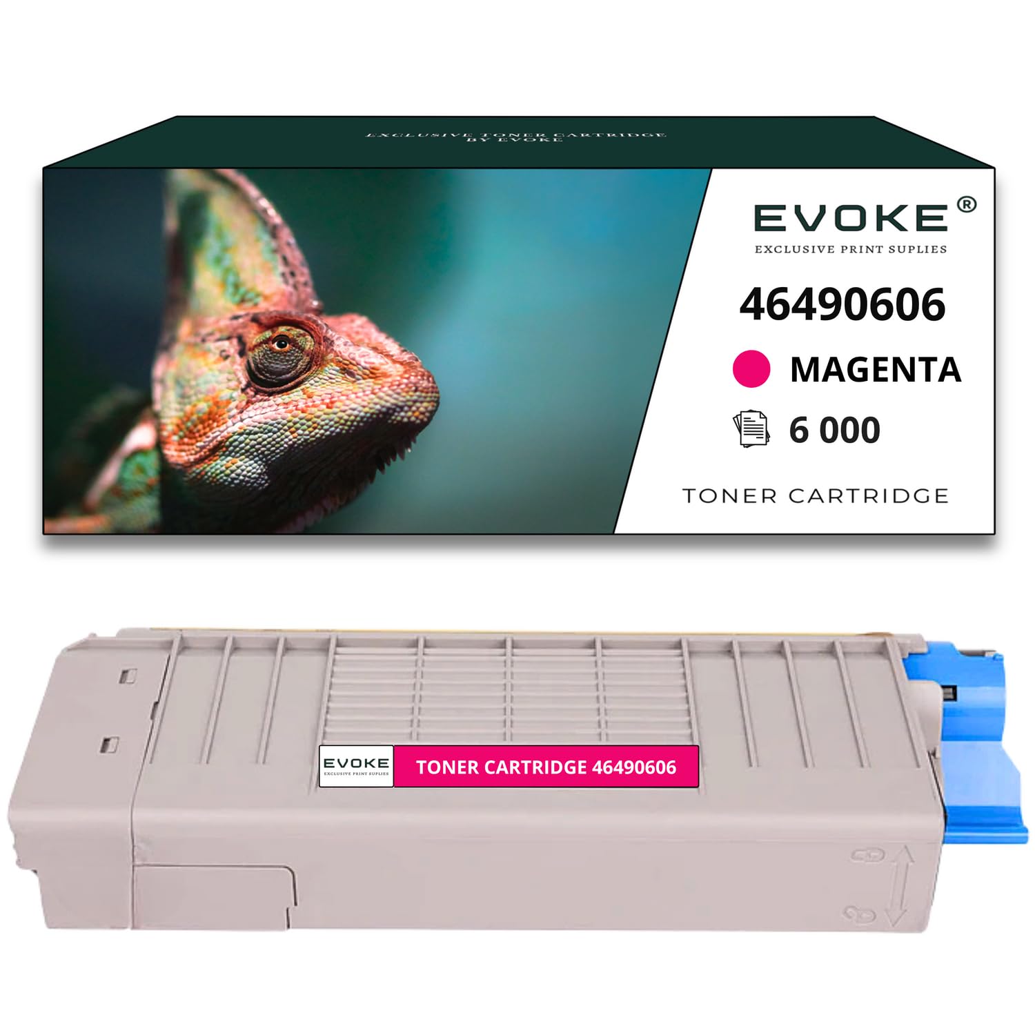 EVOKE 46490608 46490607 46490606 46490605 Toner Kompatybilny z OKI C532DN C542DN MC563DN MC573DN Zestaw CMYK