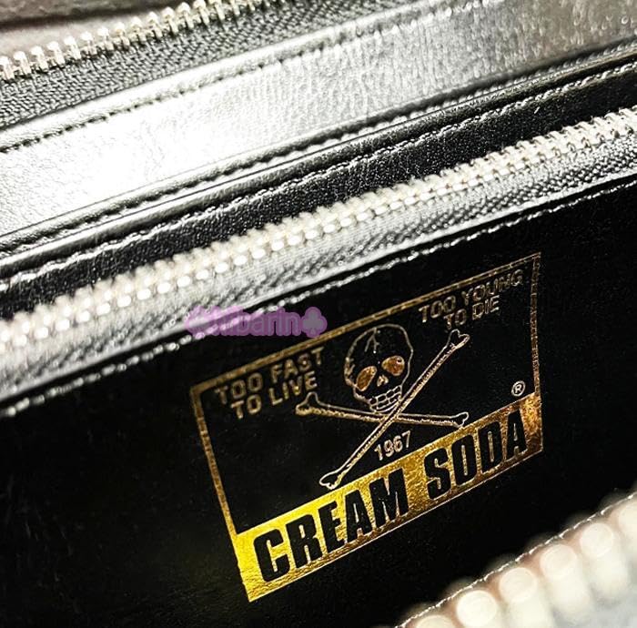 クリームソーダ ピンクドラゴン ラウンドファスナー ウォレット 財布 Amazon.co.jp: クリームソーダ角ドクロ白ヒョウ柄長財布ラウンド