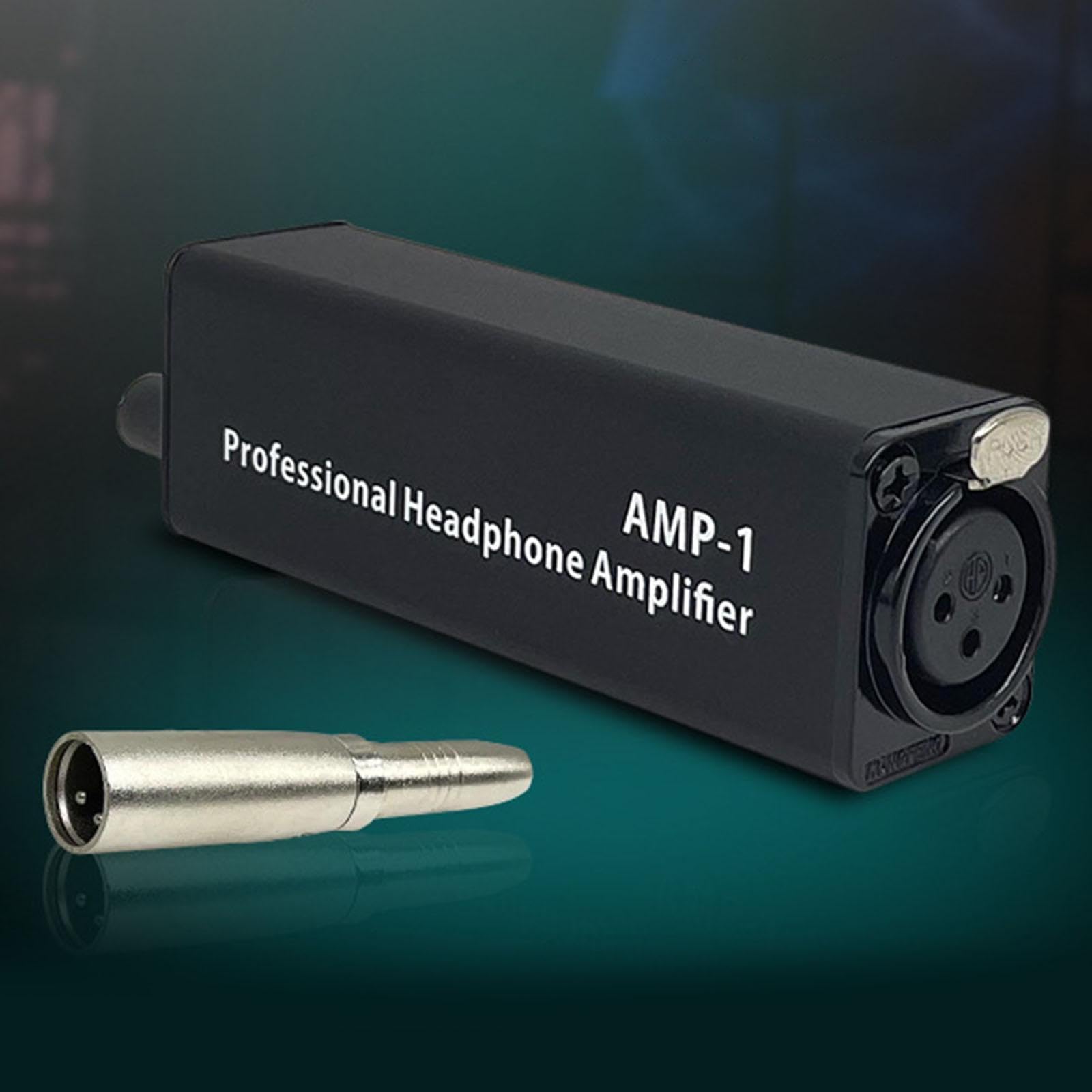 TRENDIVIBE Portable Headphone Amplifier 3.5mm Headset Amplifier for Show Singing Travel-picture-25