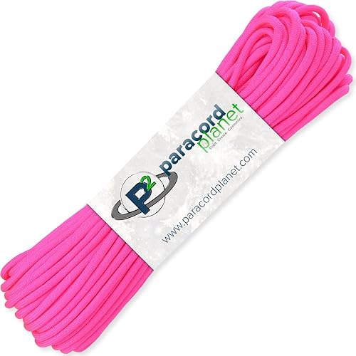 Miniatura 24 de Paracord PLANET - Cuerda de paracaídas para-Max de 0.635 cm, fuerza de tensión de 544.3 kg - Opciones de 3, 7.6, 15.2 y 30.5 m., Amarillo