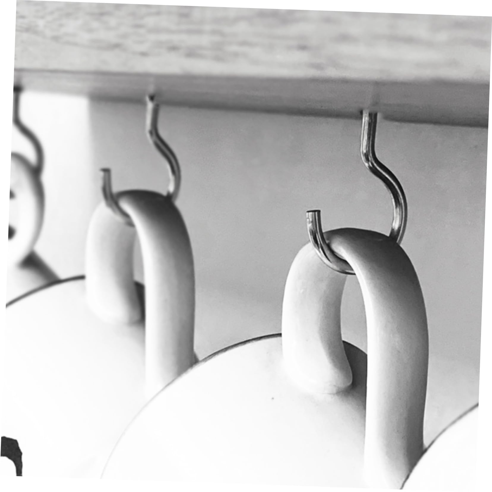 OKUMEYR Stainless Steel Sheep Eye Screw Hook Carbon Steel Screw Hooks for Ceiling Indoor Outdoor Use