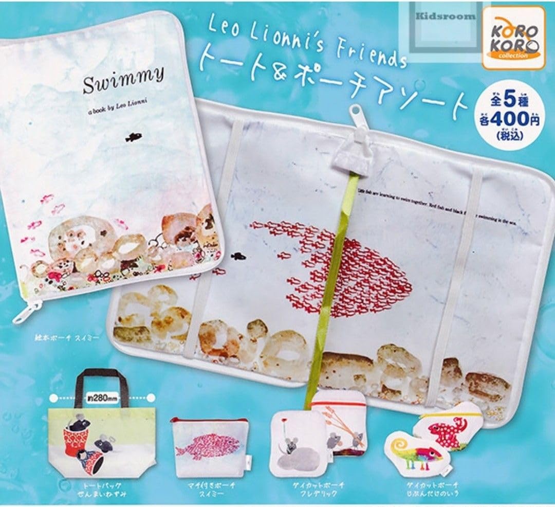レスポートサック レオレオニ コラボ バッグ ブラック　ポーチ　スイミー　絵本 レスポートサック、オランダの絵本作家「レオ・レオニ」とのコラボ