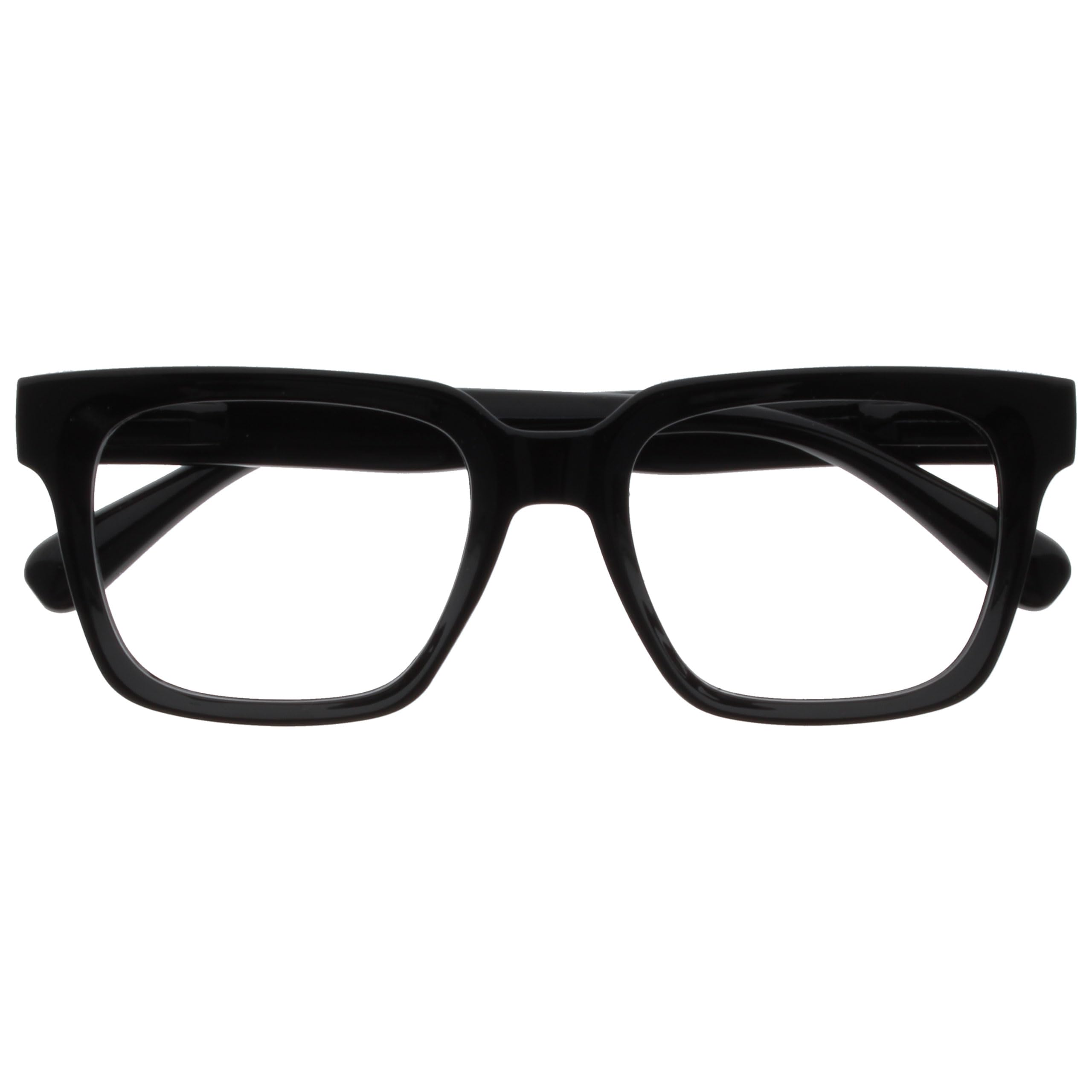 OPULIZE ERA Blue Light Blocking Reading Glasses for Women & Men-Readers-Anti-Glare-UV400 Protection-Oversized Frame-Computer and Screen Glasses-Black-+3.50(Pack 1 of with 1 Pouch)