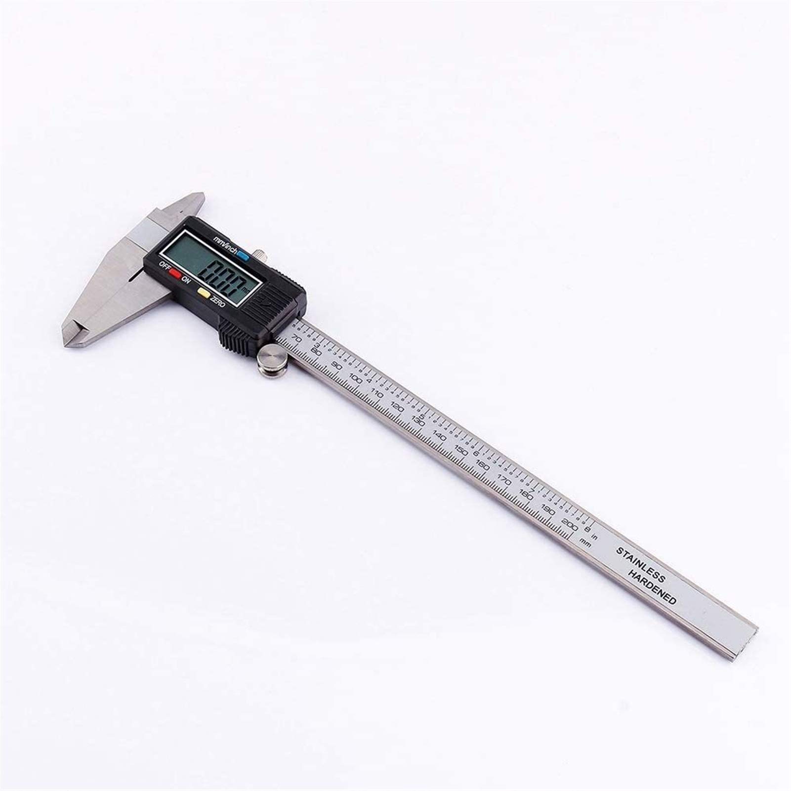 Calibrador de Vernier digital electrónico de 0-200 mm con pantalla LCD de alta visibilidad