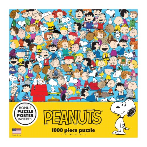 RoseArt - Peanuts - Cast of Characters - 1000 Piece Jigsaw Puzzle for Adults - image 4