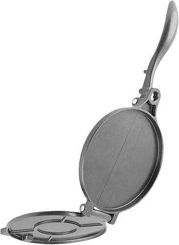 Miniatura 8 de Prensa de tortillas, prensa de tortilla de maíz manual grande de aluminio, prensa de masa de harina de tacos, prensa de tortilla mexicana para