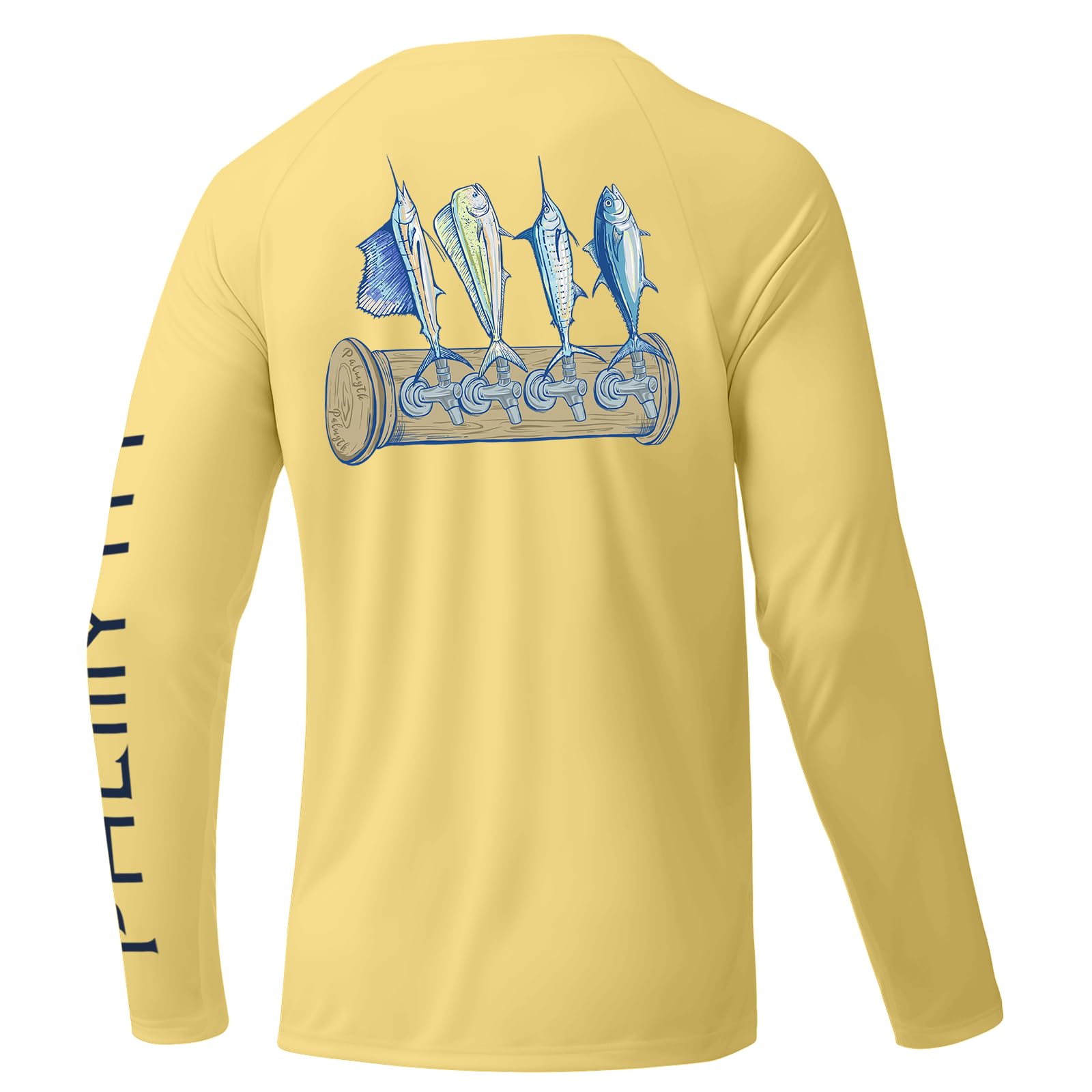 Palmyth Fishing Shirts for Men Long Sleeve UPF 50+ T Shirt Sun Protection Tee