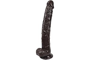 Realistic 12 Inch Dildo: Ultimate Pleasure for Anal and G-spot Stimulation