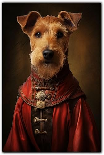 Miniatura 451 de Thuan Chow Chow Retrato de mascota con disfraz real de perro en un disfraz retrato de perro con vestimenta Retrato medieval de mascota retrato