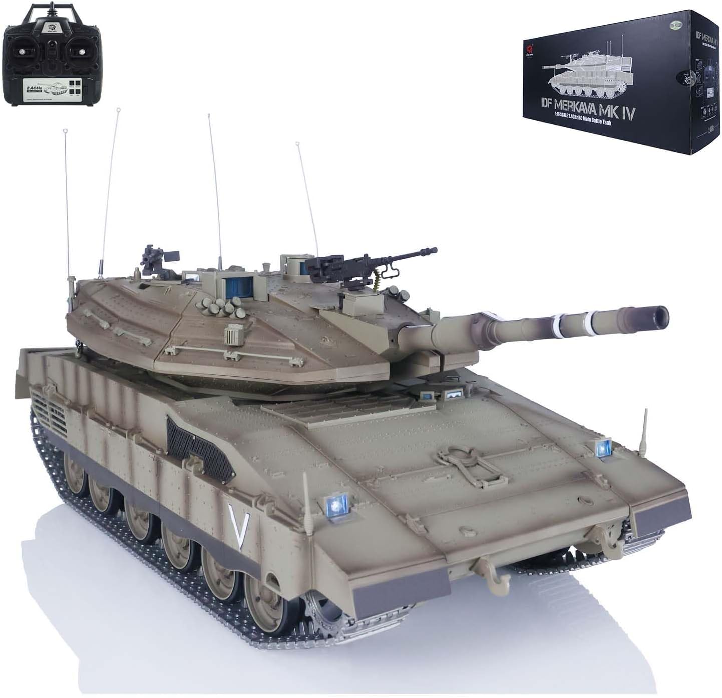 TOUCAN RC HOBBY 1/16 Heng Long RC Tank 3958 IDF Merkava MK IV Metal Driving Gearbox Tanques Modelo TOUCAN RC HOBBY 1/16 Heng Long RC Tank 3958 IDF Merkava MK IV Metal Driving Gearbox Tanques Modelo