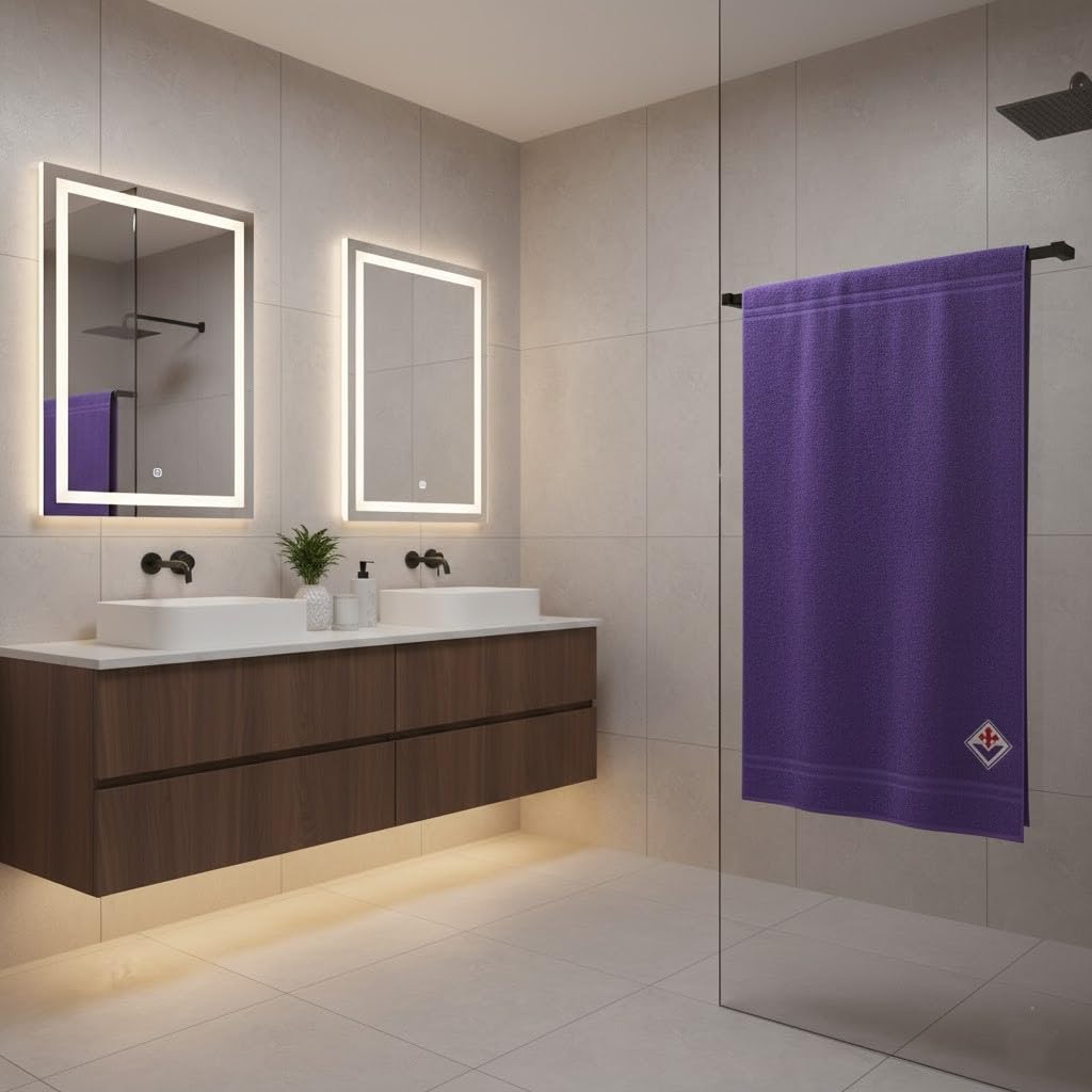 Only4fan ACF Fiorentina ręcznik bawełniany, 70 x 140 cm