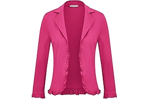 Chic Rose Embroidered Cropped Cardigan