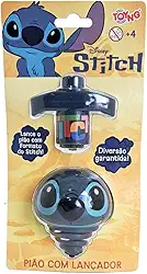 Toyng - Disney - Lança Pião Personagem Stitch