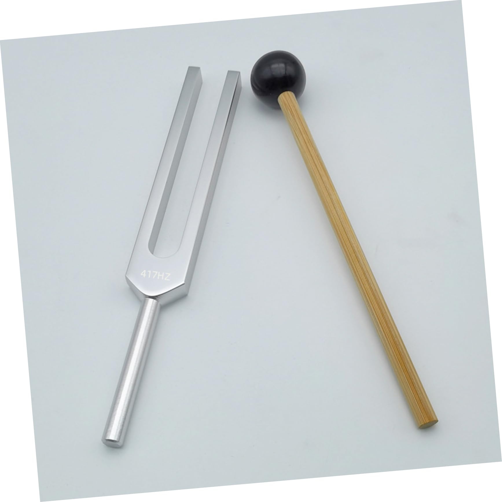 Toyvian 3sets Diapason Musicali Con Martello e Panno Per Pulizia Strumento Per Meditazione e Terapia Chakra Accordo Guitarra e Esperimenti Fisici