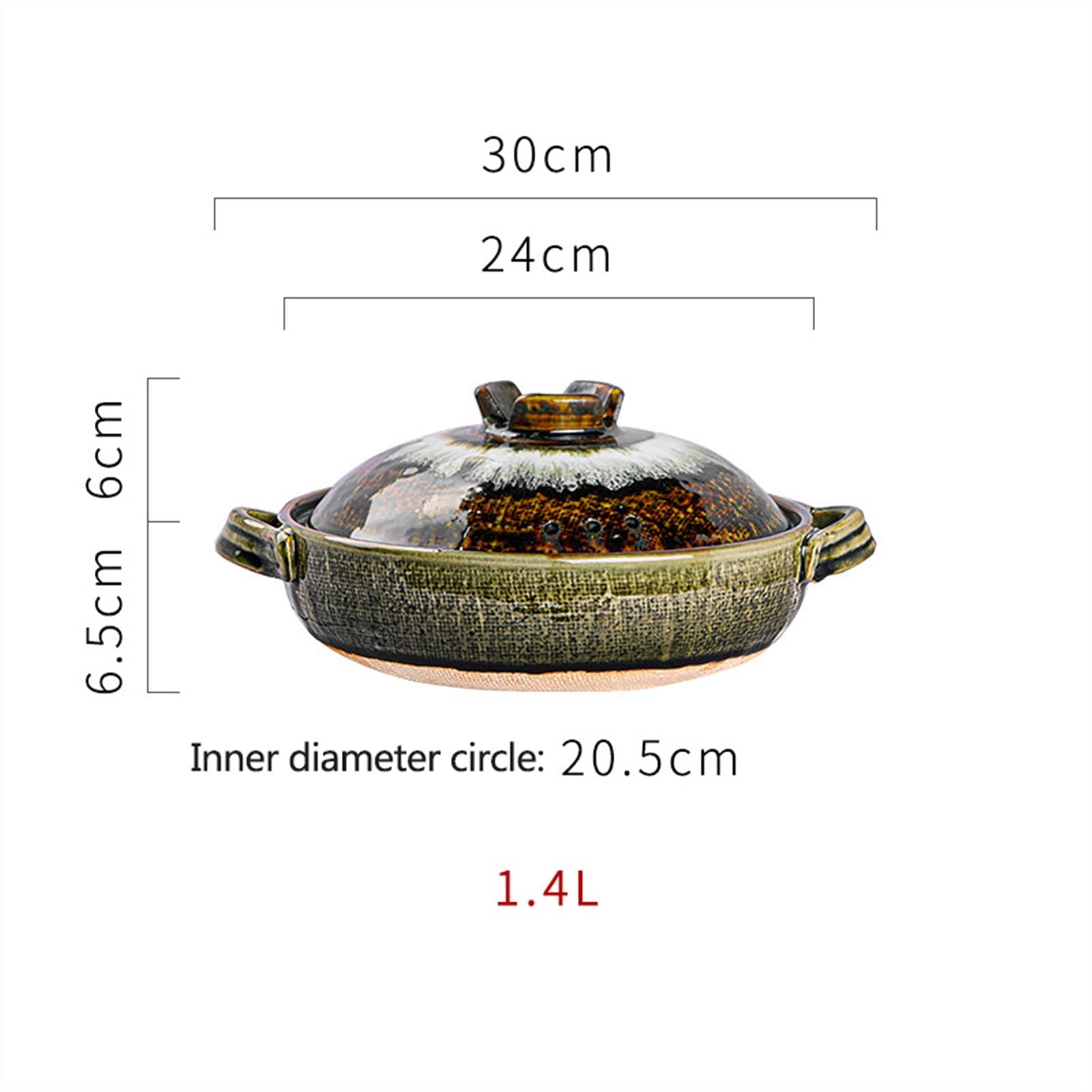Pentola in ceramica, Pentola in terracotta, Utensile da cucina, Pentola in pentola, Pentola ideale da cucina
