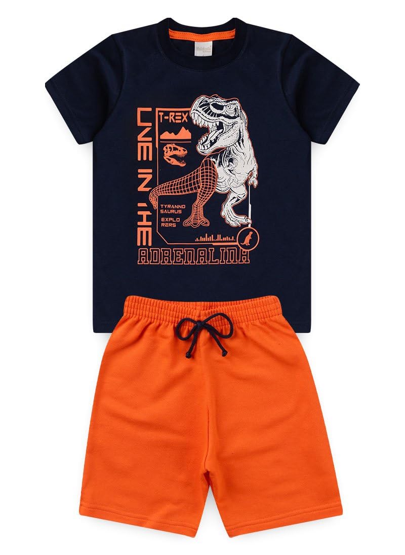 Conjunto Curto Menino Camiseta e Bermuda Dino em promoção! Veja a oferta e mais achadinhos de Meninos 2 Hoje é o melhor dia para comprar Conjunto Curto Menino Camiseta e Bermuda Dino com aquele preço maroto! Promoção! Aproveite a oferta! 2