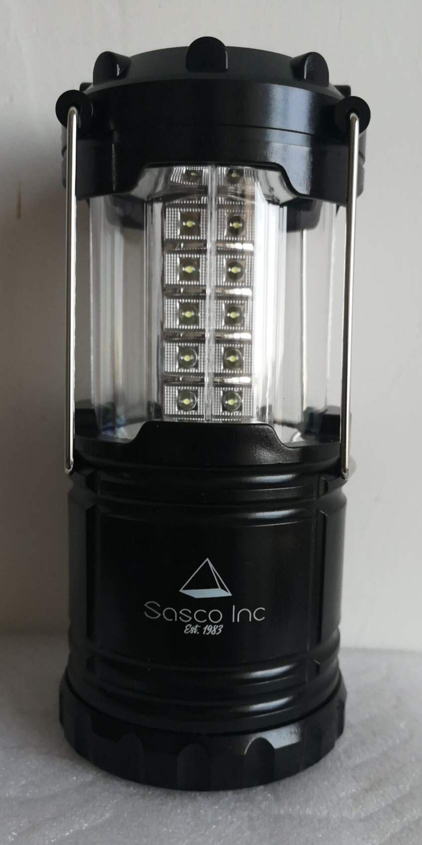 2pack SASCO Lantern Camping Lantern Battery Powered Lights for Power Outages, Home Emergency, Camping, Hiking, Hurricane, A Must Have Camping Accessories, Portable & Lightweight, Batteries Included