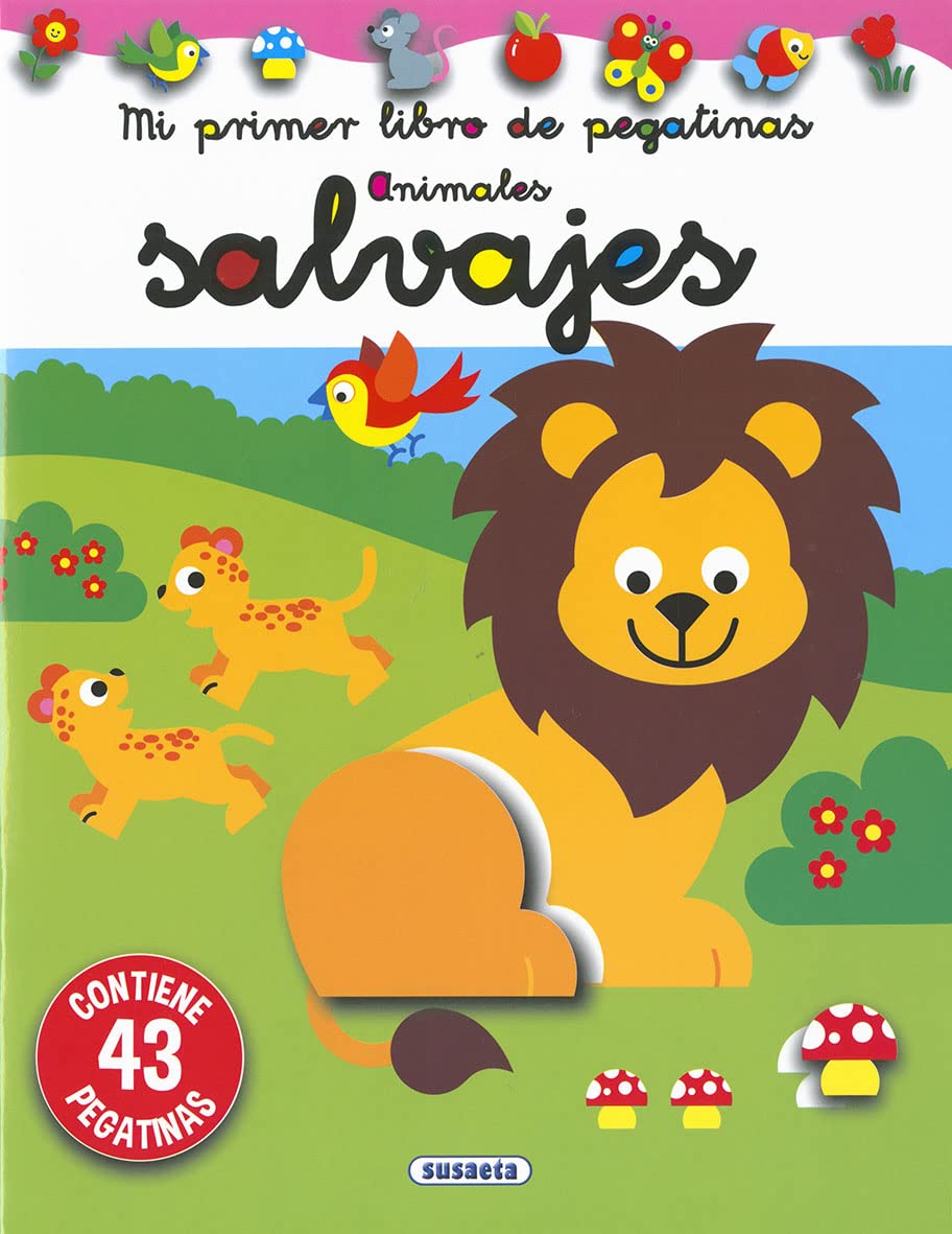 Animales salvajes (Mi primer libro de pegatinas)