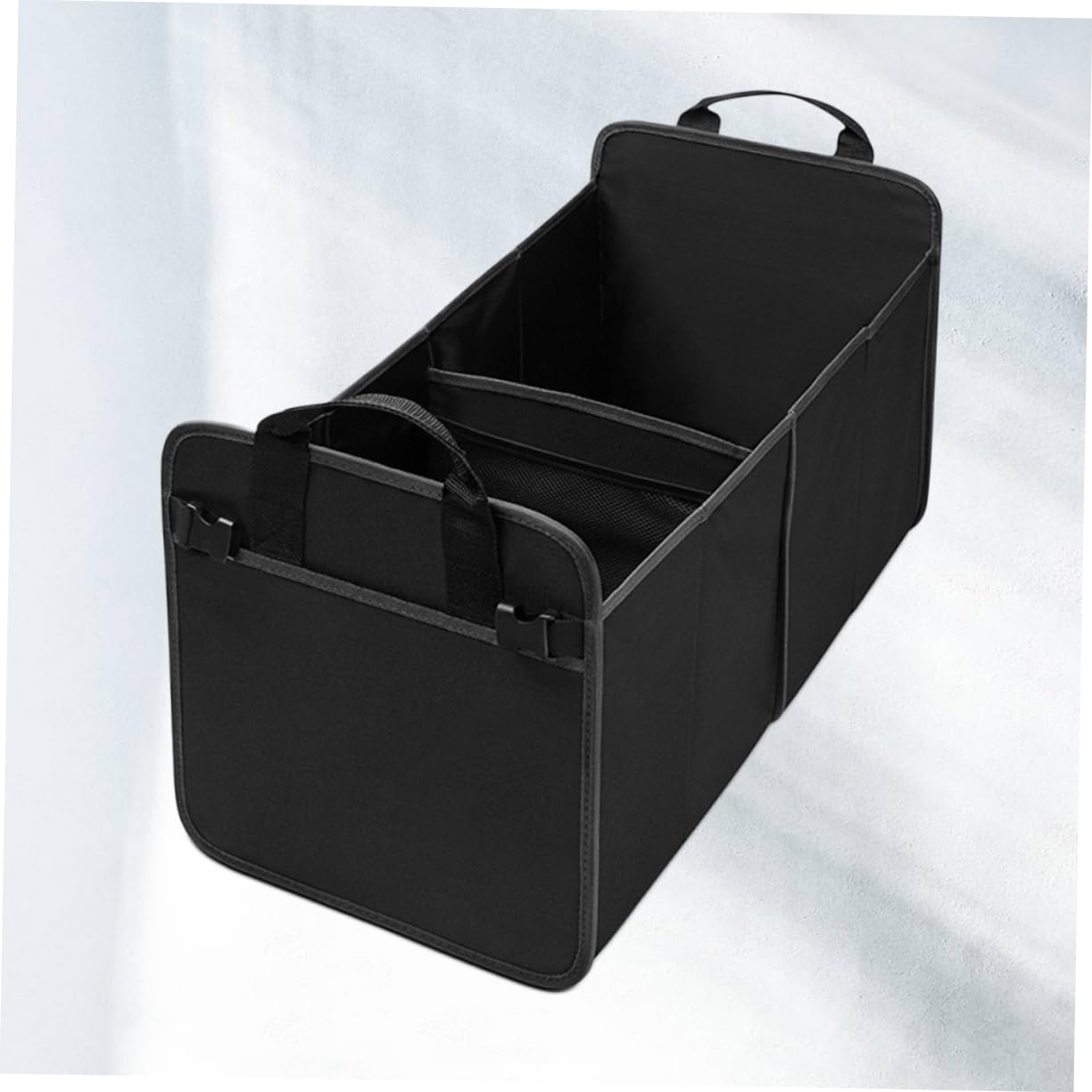 Organisateur de Coffre de Voiture Pliable Étanche en Tissu Oxford Noir