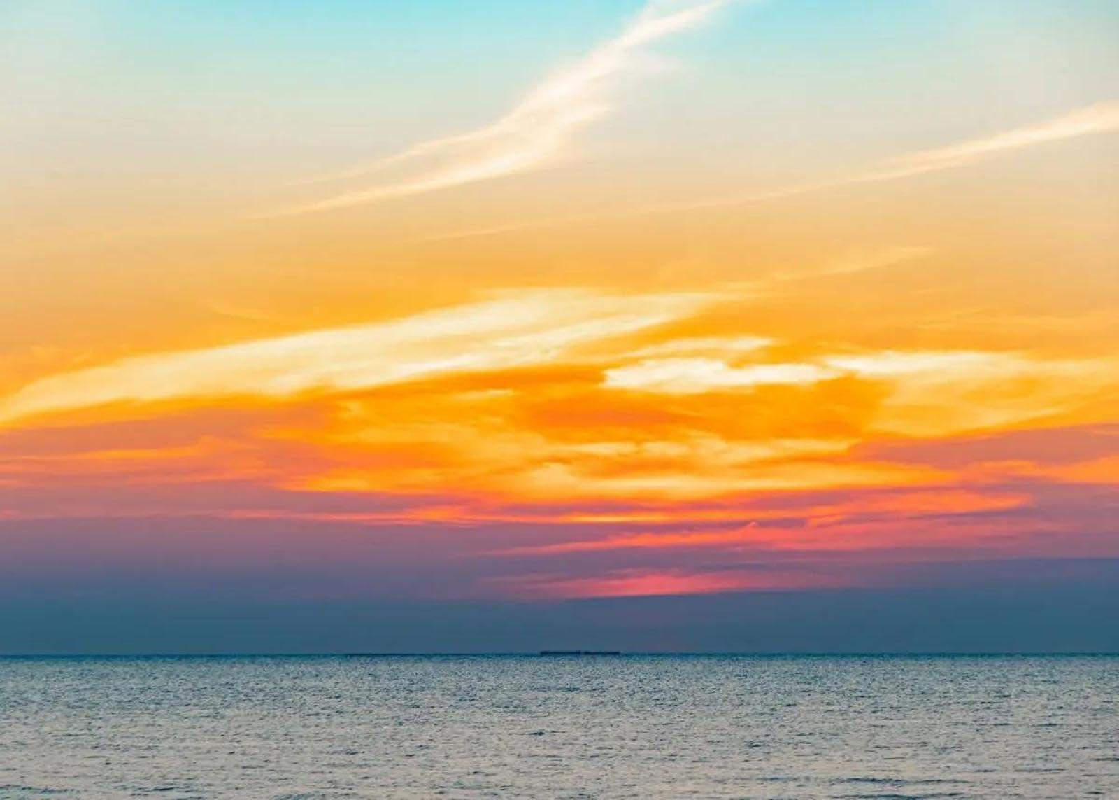 SHINERING Sunsets Natural Sea Beach Landscape Poster And Prints Picture Canvas Painting Wall Art For Living Room Home Decor A6 21X30Cm Unframed