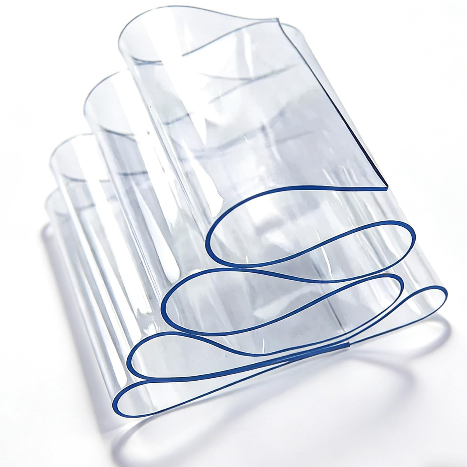 Rideau de porte en PVC coupe-vent et thermique pour supermarché