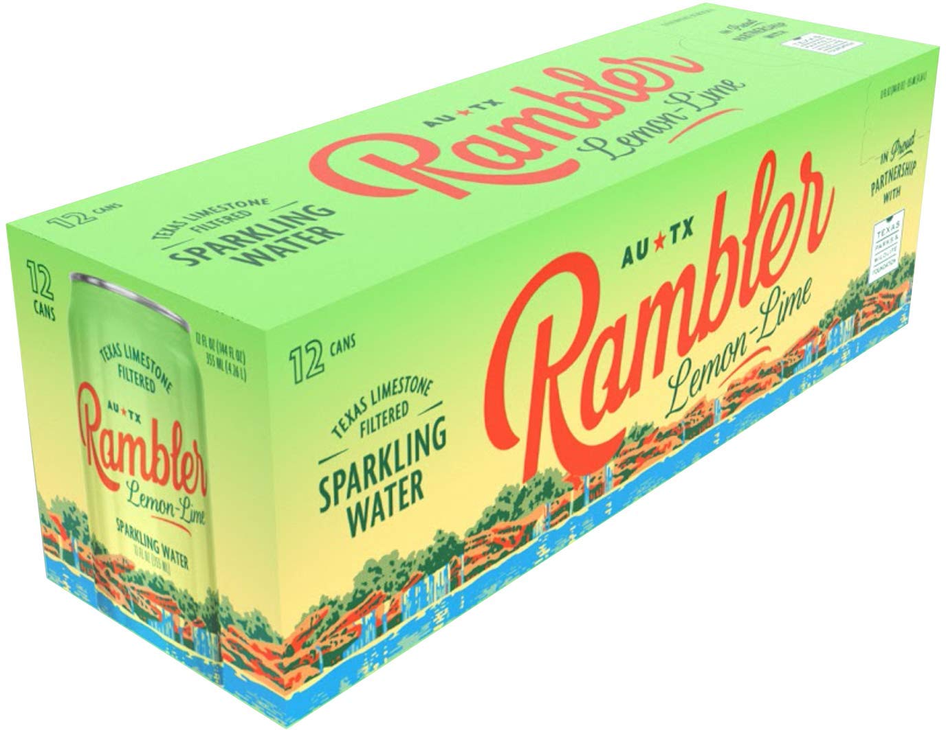 Buy AUTX RAMBLER LemonLime Sparkling Water, Texas Limestone Filtered