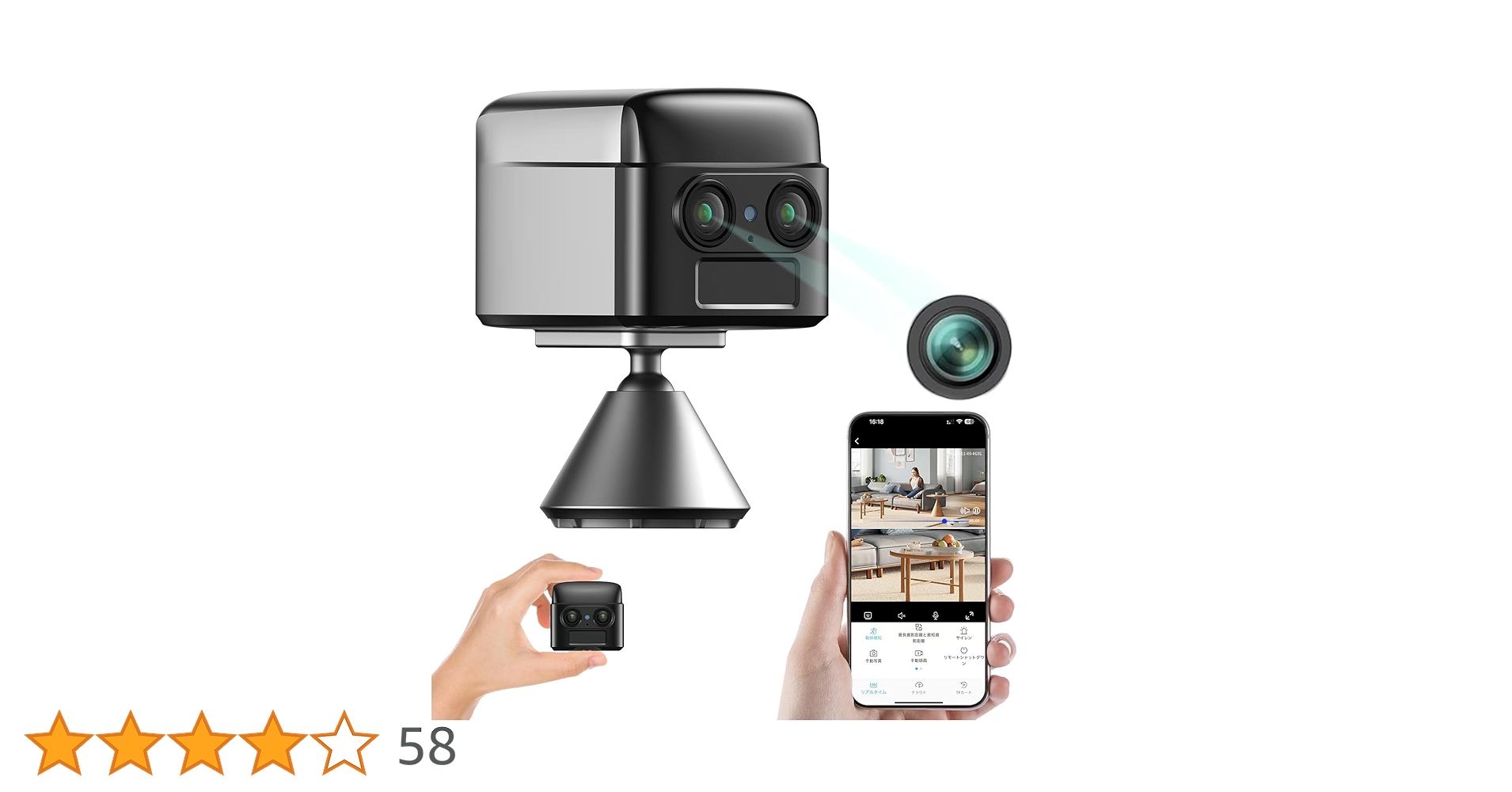 デュアルカメラ スマートフォン ブラック Amazon.co.jp: 【最新のデュアルカメラ・次世代4K 小型カメラ