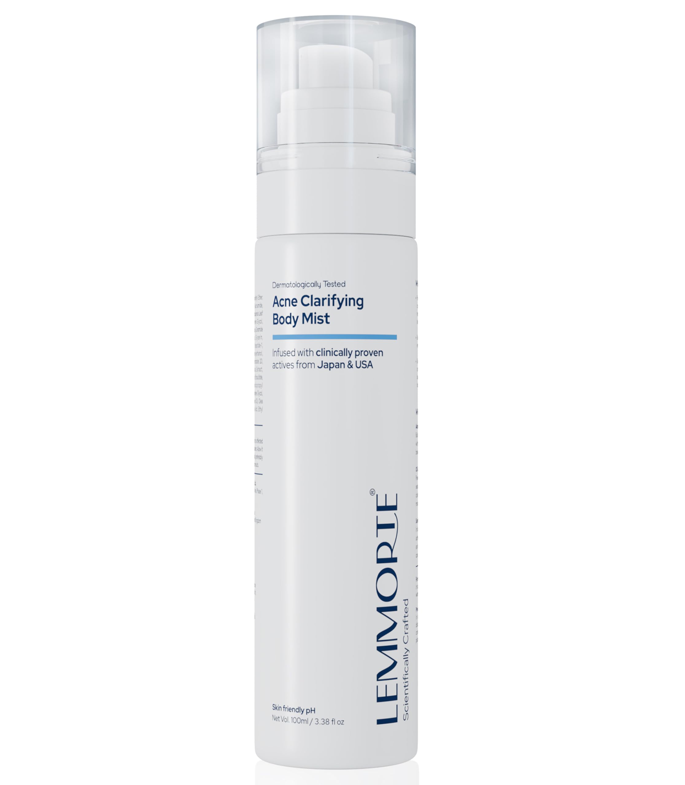 Acne Clarifying Body Mist, Lightweight Quick-Drying Spray for Blemish-Prone Body Skin, Back, Chest and Shoulders, 100 ml-image-14