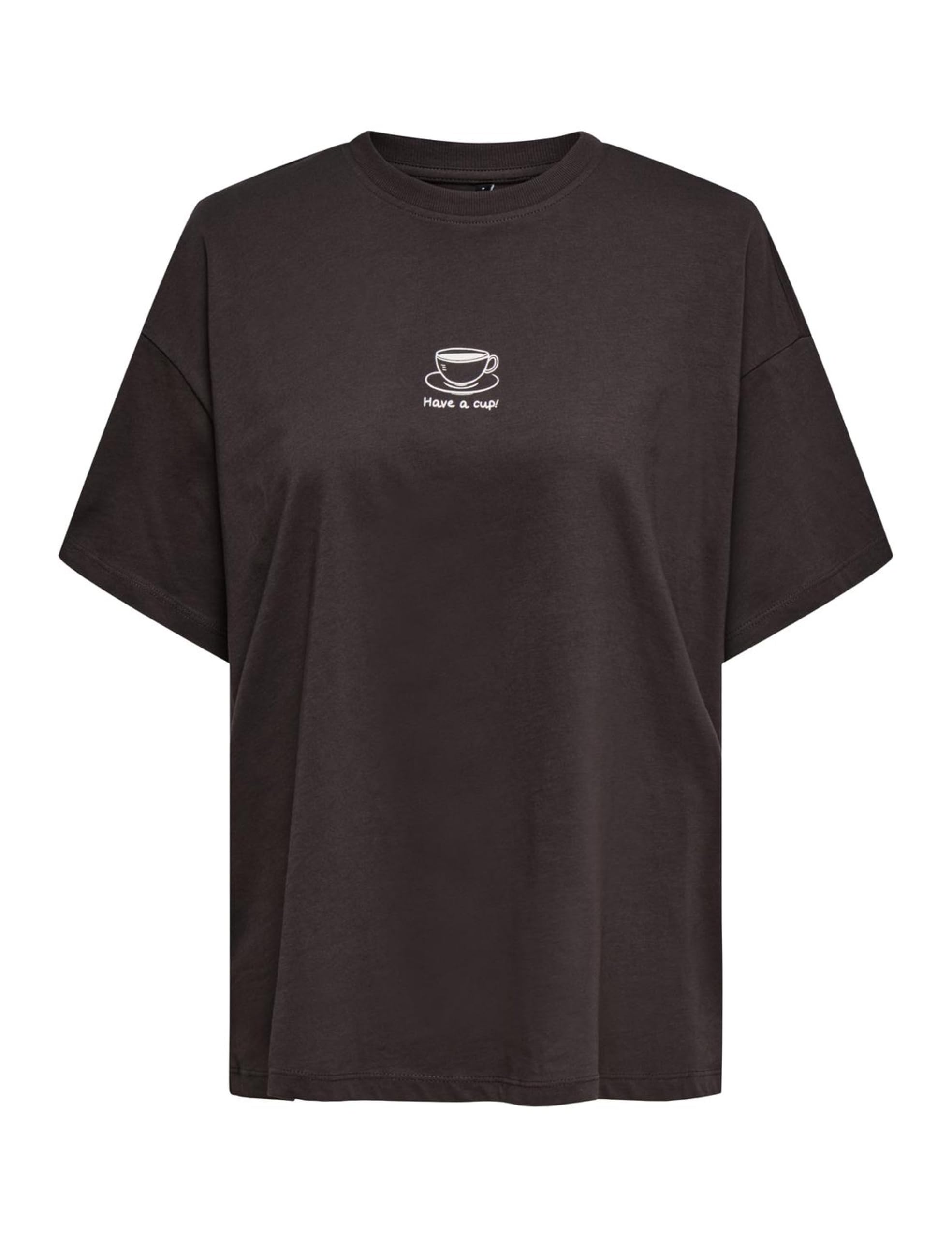 ONLY Women's Onlvivvi Life S/S Lovely Top JRS, Seal Brown, S