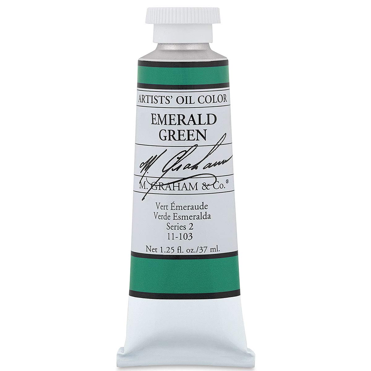 M. Graham & Co. GRM-11-103 Oil Paint, Emerald Green