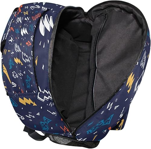 Miniatura 5 de Kcldeci Mochila para laptop, mochila para niños, mochilas escolares, Multi, 16x11.4x6.9in, Mochilas Daypack