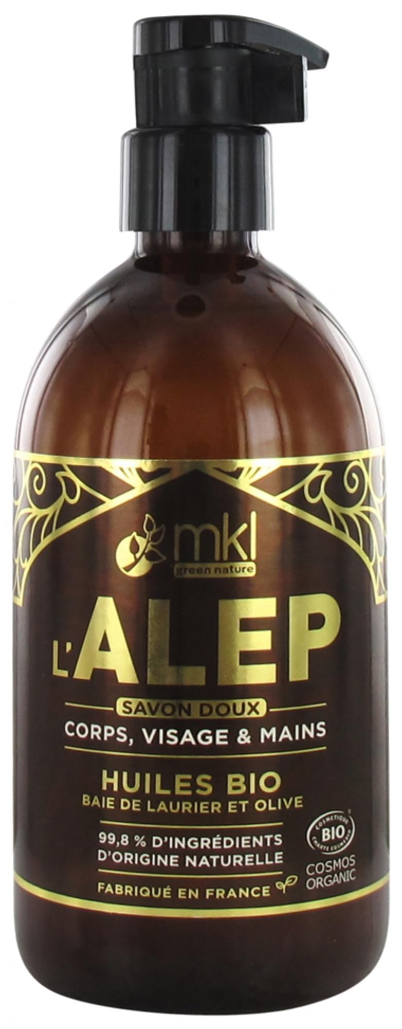 MKL Green Nature Aleppo Organic Liquid Soap 500ml