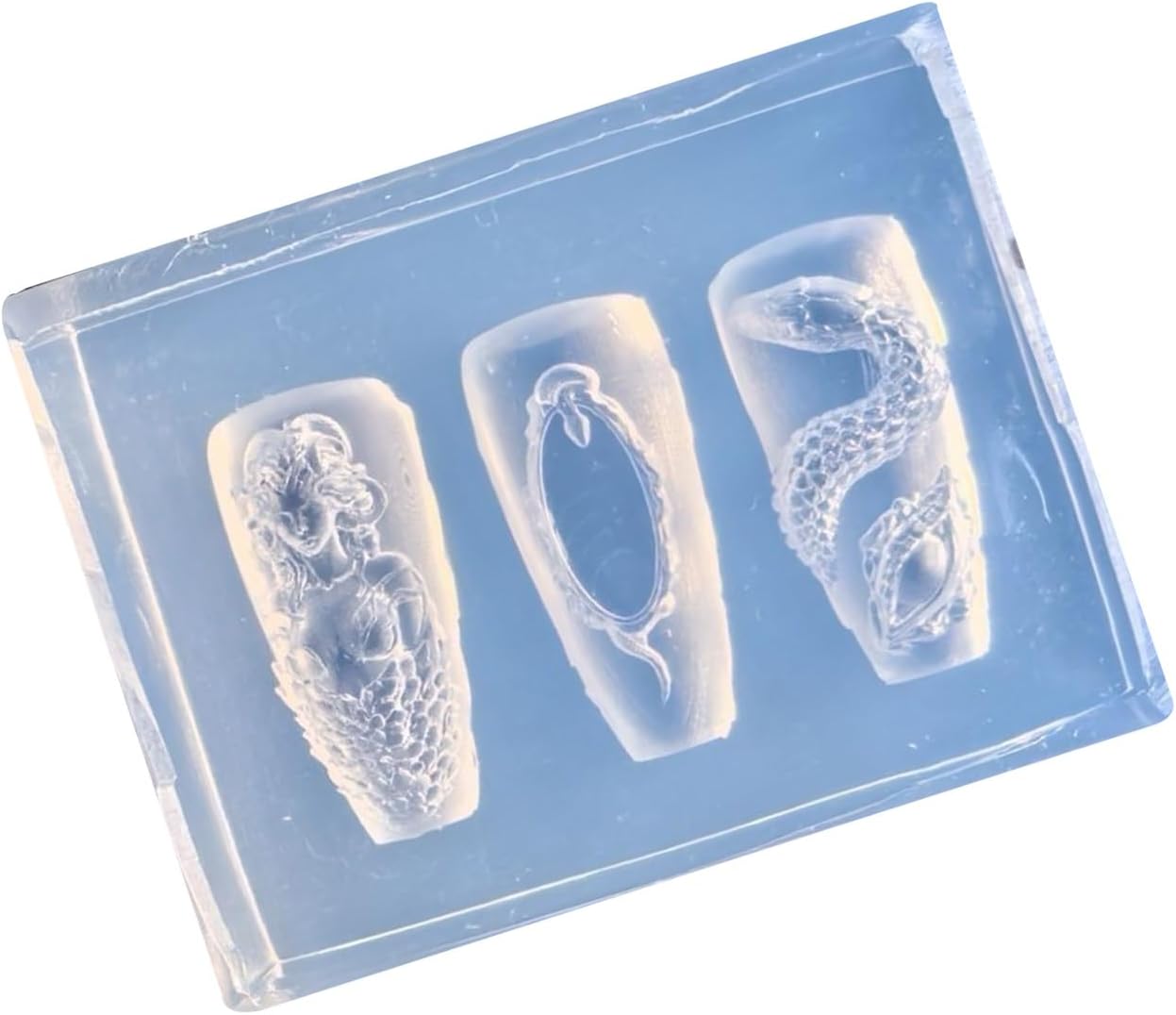 - Nails Art Silicone Mold Snake Theme Manicure Training Tool Professional Manicure Supplies Perfect for Various Occasion Nails Art Silicone Tool
