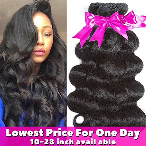 Flady Hair 10A Brazilian Body Wave Virgin Hair 3 Bundles 14 16 18inch