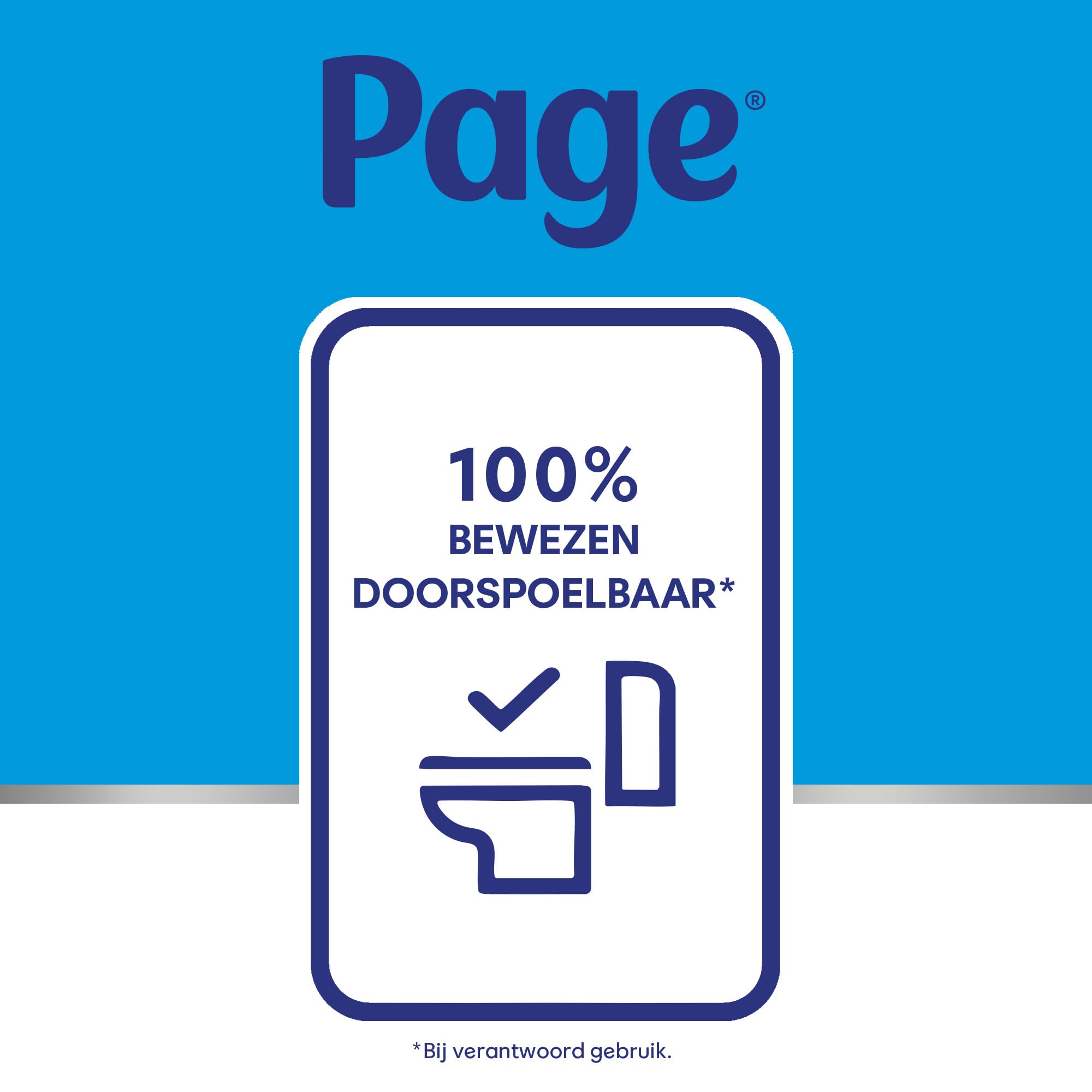 Page wilgotny papier toaletowy - kompletny czysty Maxipack - 444 sztuki (6 x 74 sztuki) - opakowanie ekonomiczne