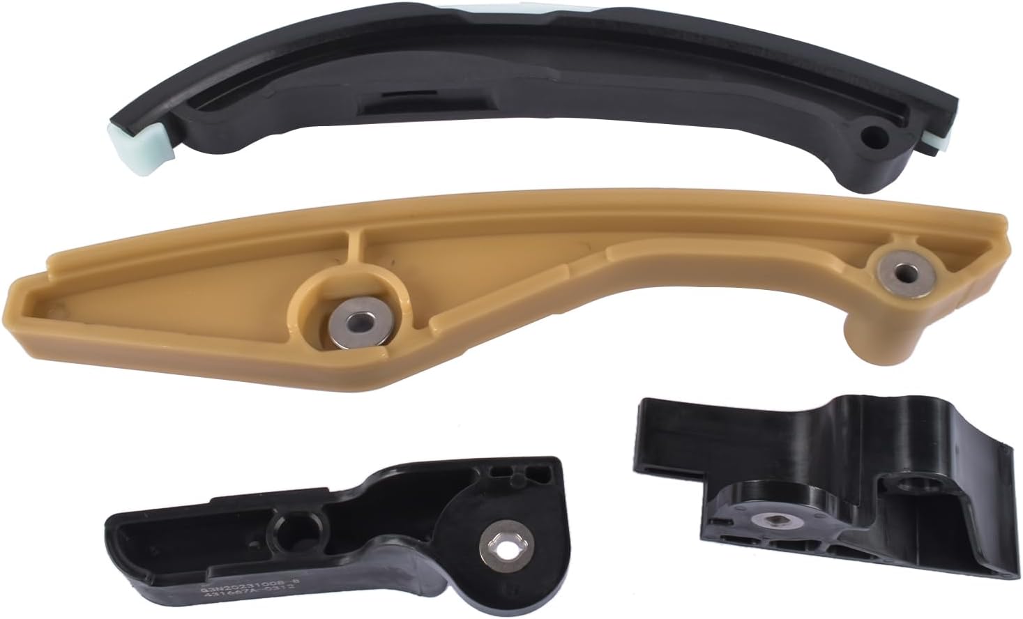 90738S Timing Chain Kit With Cam Phaser Replacement for Ford Edge Expedition Explorer F-150 Mustang Taurus Transit, Lincoln MKX Nautilus Navigator Mark LT 3.5L 3.7L #AT4Z6L266B AT4Z6K254A