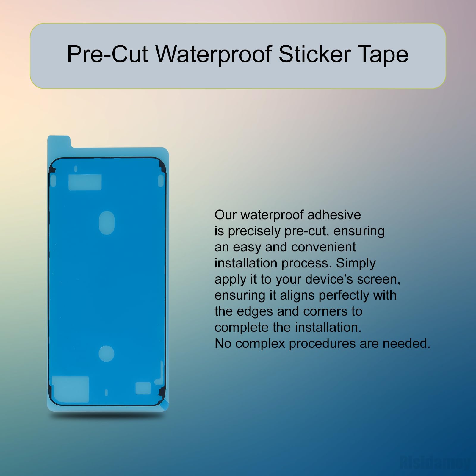 Amazon.com: Risidamoy 5 PCS for iPhone 14 Plus Waterproof Pre-Cut