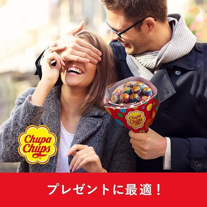 チュッパチャプス フラワーブーケ キャンディー詰め合わせ プレゼント 
