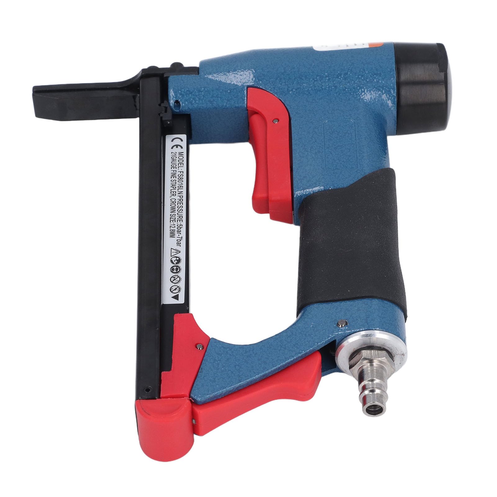 Sonew Pistola Pneumatica per Punti Metallici, Calibro 21 1/4 a 5/8 Pollici, capacità di Carico di 140 Punti Metallici, Cucitrice Pneumatica, Cucitrice per Tappezzeria per la