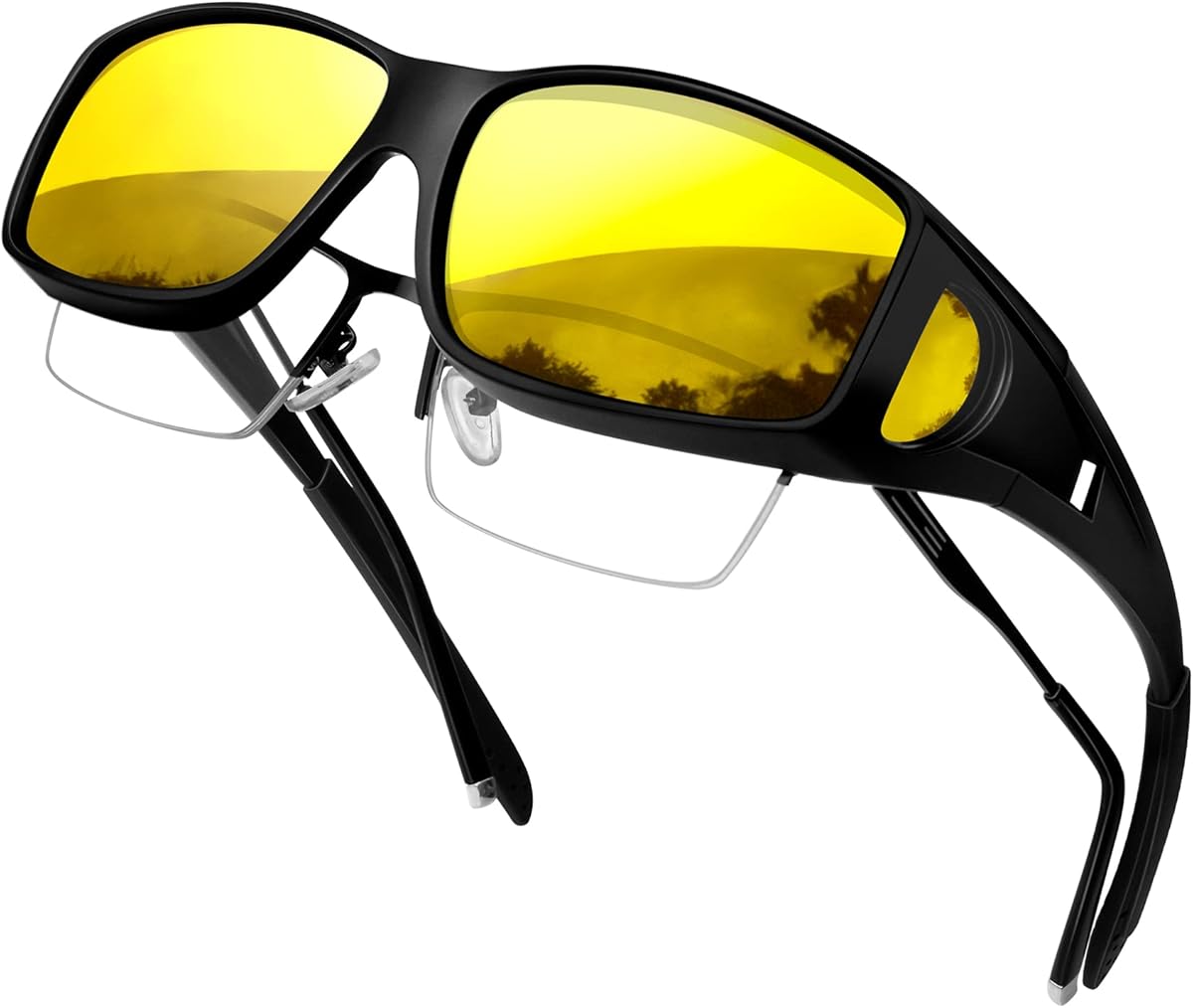 KANASTAL Surlunettes de Soleil Polarisées pour Homme et Femme, Lunettes de Soleil UV400 pour Cyclisme Tennis Vélo Moto