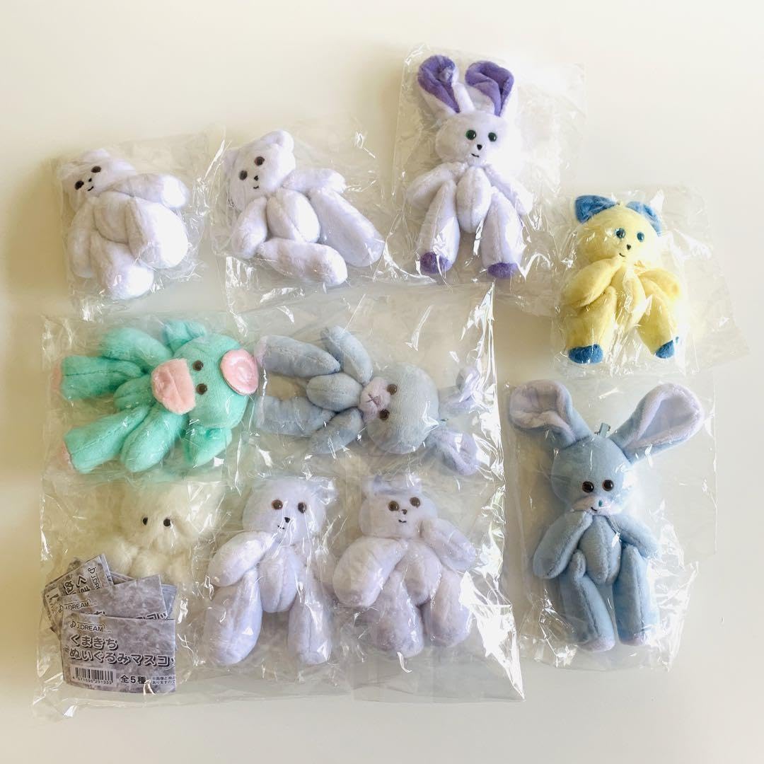 Amazon.co.jp: くまきち ぬいぐるみマスコット 第1弾 第2弾10体セット