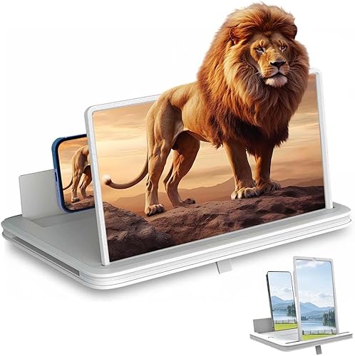 Miniatura 9 de Lupa de pantalla móvil para teléfono celular, nueva lupa de pantalla grande HD 2026 para teléfono, ampliador de pantallas para películas, videos,