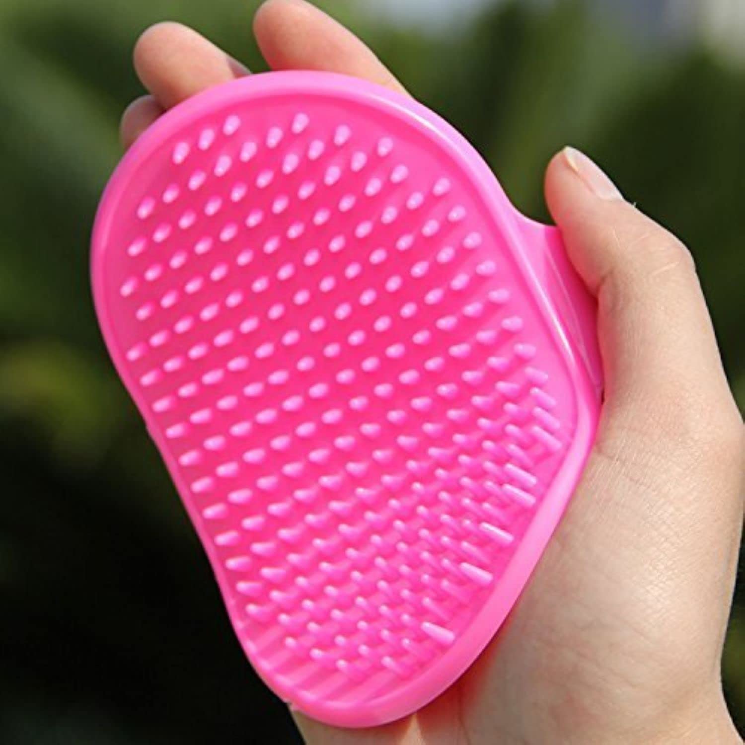 Pet Needs Dog Grooming Brush, Pet Shampoo Bath Brush Soothing Massage Rubber Comb with Adjustable Ring Handle for Long Short Haired Dogs and Cats (Pink) (B0C4DQ5ZZ2) Amazon Price History, Amazon Price Tracker