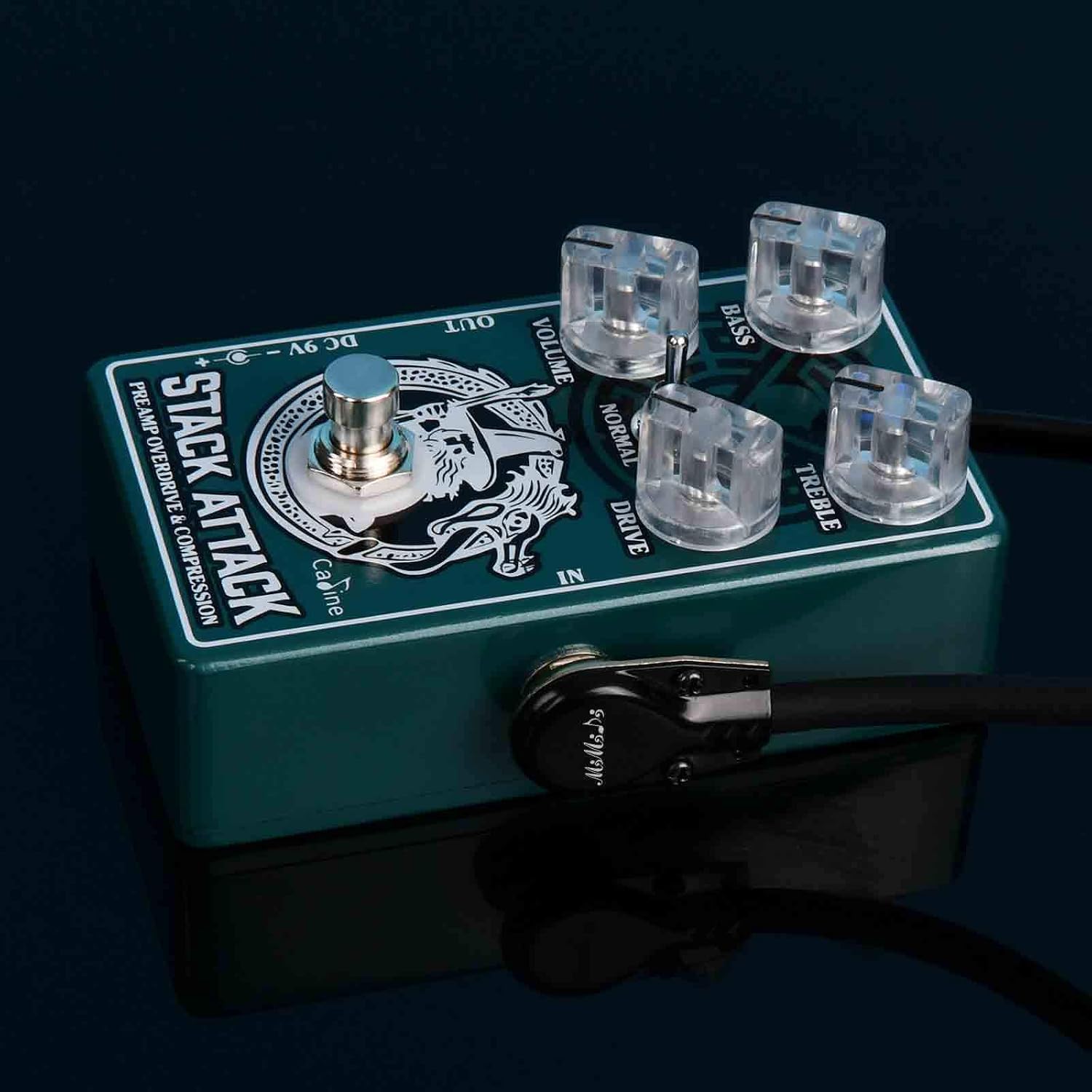 Caline CP-509 Stack Attack Overdrive Guitar Pedal Preamp Overdrive Compressor Effect Pedal
